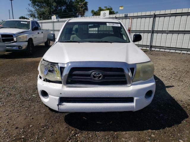 5TETX22N75Z061611 - 2005 TOYOTA TACOMA ACCESS CAB თეთრი ფოტო 5