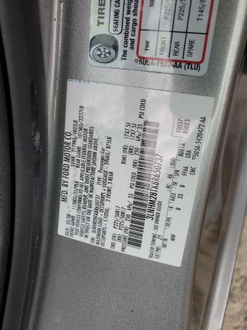 3LNHM28TX8R650737 - 2008 LINCOLN MKZ GRAY photo 12