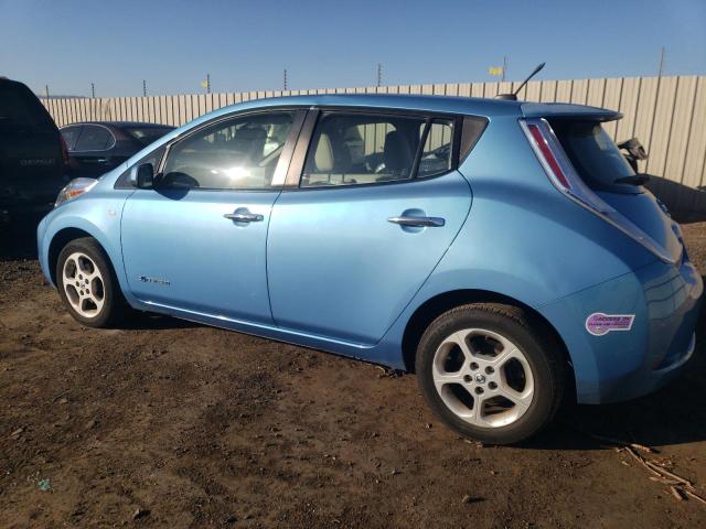 JN1AZ0CP8BT009259 - 2011 NISSAN LEAF SV BLUE photo 2