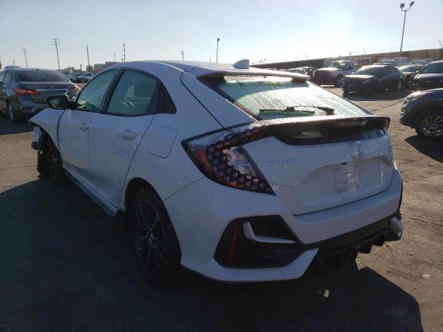 SHHFK7H45MU422341 - 2021 HONDA CIVIC SPORT Weiß Foto 2