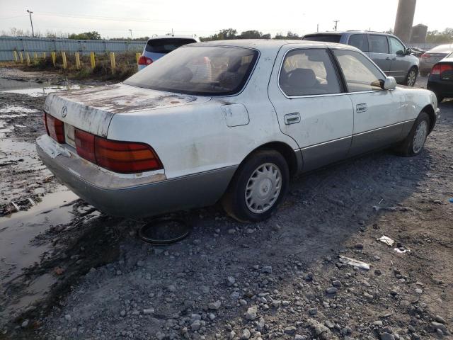 JT8UF11E7L0041020 - 1990 LEXUS LS 400 WHITE photo 3