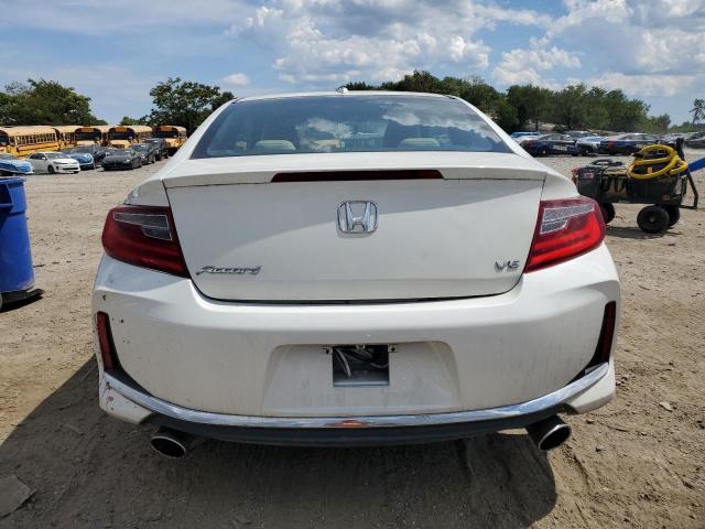 1HGCT2B89GA002032 - 2016 HONDA ACCORD EXL WHITE photo 6