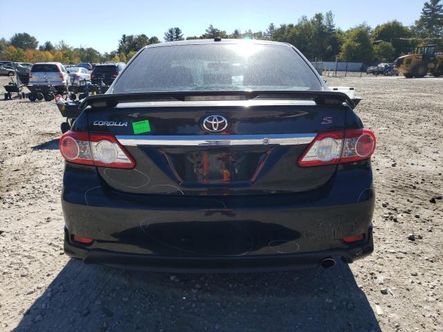 2T1BU4EE4BC712206 - 2011 TOYOTA COROLLA BASE BLACK photo 6