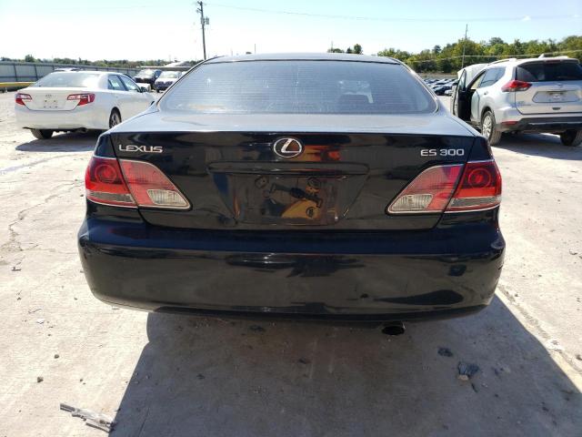 JTHBA30G165150858 - 2006 LEXUS ES 330 BLACK photo 6