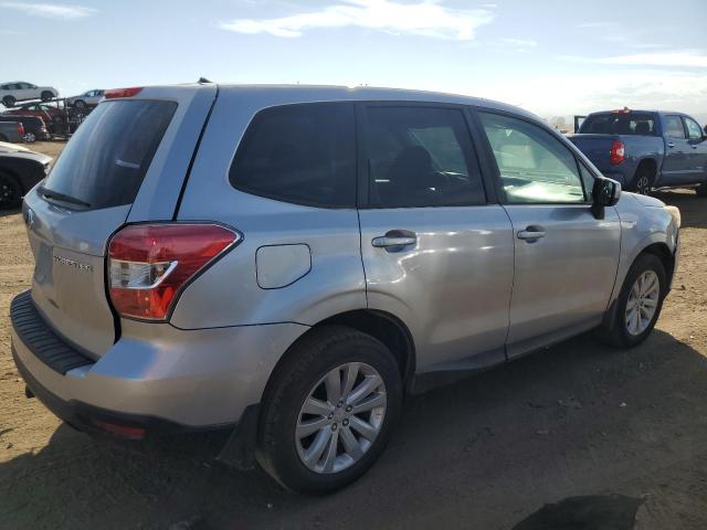 JF2SJAAC2EH408529 - 2014 SUBARU FORESTER 2.5I SILVER photo 3