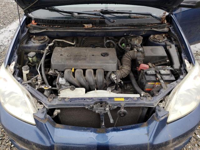 2T1KR32E65C332708 - 2005 TOYOTA COROLLA MA XR BLUE photo 11