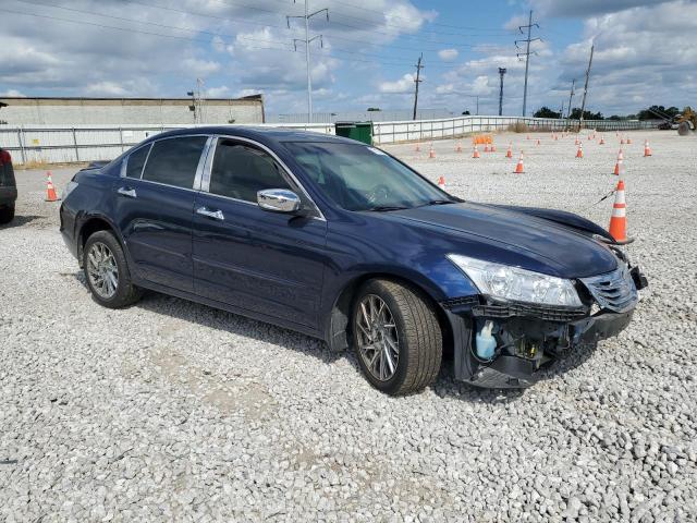 1HGCP3F80BA000554 - 2011 HONDA ACCORD EXL BLUE photo 4