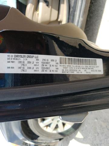 2C4RC1BG5ER269364 - 2014 CHRYSLER TOWN & COU TOURING 黑色 照片 13