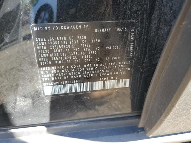 WVGKMPE26MP039071 - 2021 VOLKSWAGEN ID.4 PRO S أسود صورة 12