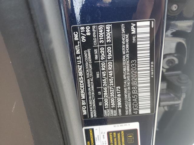 4JGDA5JB8JB202033 - 2018 MERCEDES-BENZ GLE 350 Синій фото 13