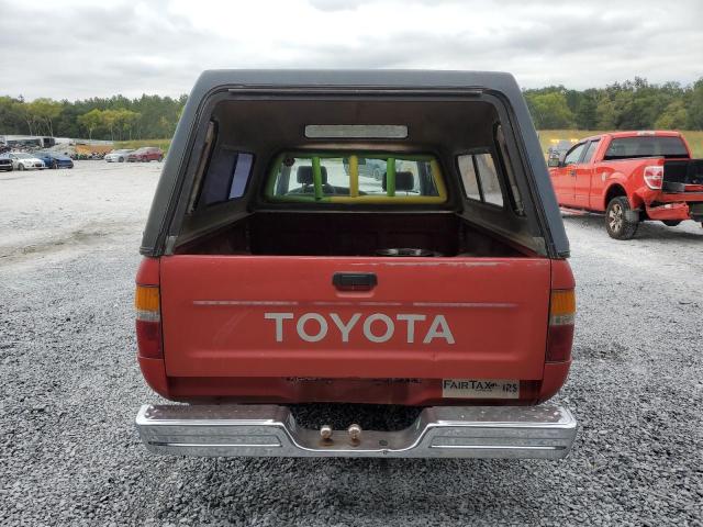 JT4RN93D3K5002374 - 1989 TOYOTA PICKUP 1/2 TON EXTRA LONG WHEELBASE DLX RED photo 6