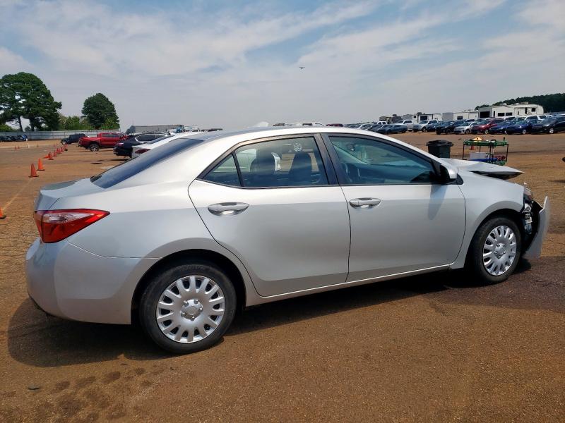 5YFBURHE5KP881207 - 2019 TOYOTA COROLLA L SILVER photo 3