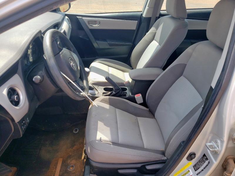 5YFBURHE5KP881207 - 2019 TOYOTA COROLLA L SILVER photo 7