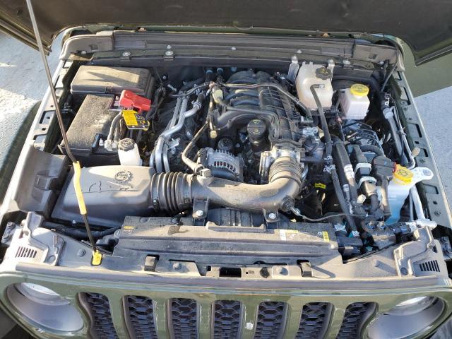 1C6JJTBGXNL151485 - 2022 JEEP GLADIATOR RUBICON GREEN photo 11