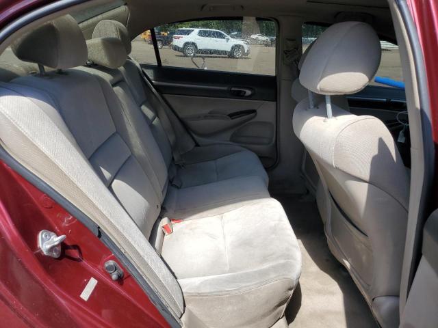 19XFA1F8XBE014153 - 2011 HONDA CIVIC EX BURGUNDY photo 10