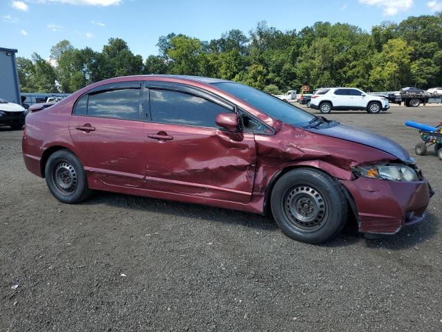 19XFA1F8XBE014153 - 2011 HONDA CIVIC EX BURGUNDY photo 4