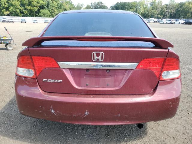 19XFA1F8XBE014153 - 2011 HONDA CIVIC EX BURGUNDY photo 6