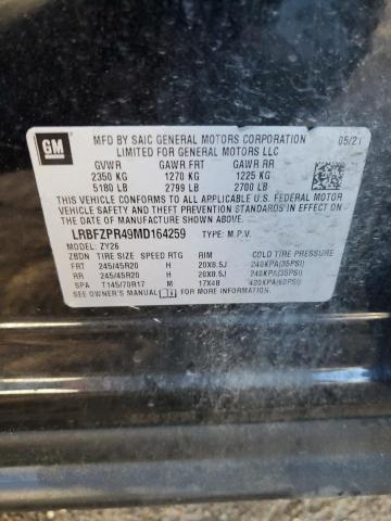 LRBFZPR49MD164259 - 2021 BUICK ENVISION ESSENCE BLACK photo 13