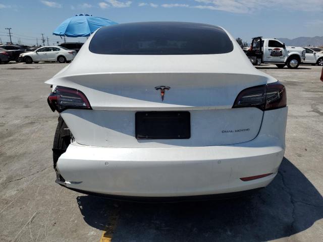 5YJ3E1EB7MF033339 - 2021 TESLA MODEL 3 Blanc photo 6