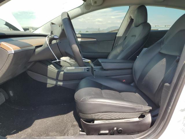 5YJ3E1EB7MF033339 - 2021 TESLA MODEL 3 Blanc photo 7