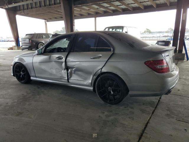 WDDGF8BB0CA649893 - 2012 MERCEDES-BENZ C 300 4MATIC SILVER photo 2