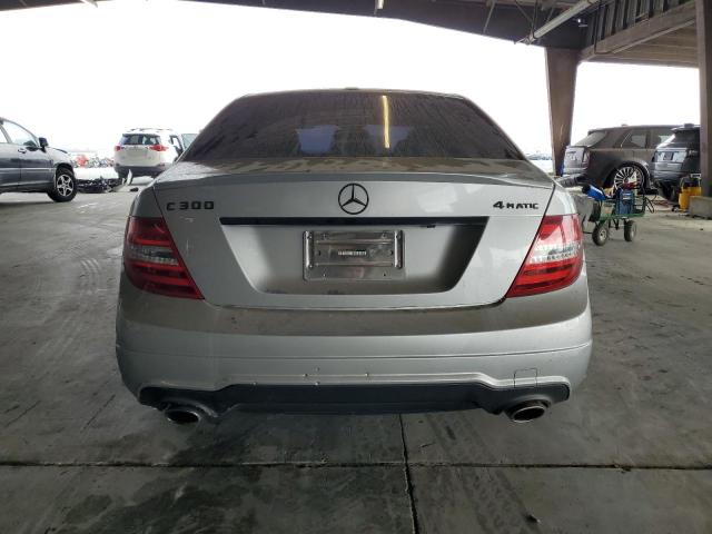 WDDGF8BB0CA649893 - 2012 MERCEDES-BENZ C 300 4MATIC SILVER photo 6