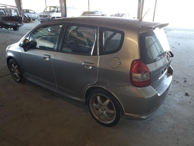 JHMGD38647S041306 - 2007 HONDA FIT S SILVER photo 2