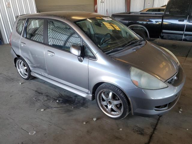 JHMGD38647S041306 - 2007 HONDA FIT S SILVER photo 4