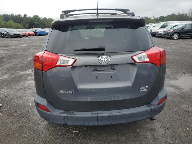 JTMRFREVXDD006479 - 2013 TOYOTA RAV4 XLE GRAY photo 6