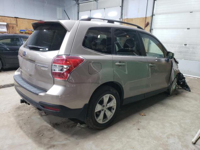 JF2SJAHC5FH811346 - 2015 SUBARU FORESTER 2.5I LIMITED TAN photo 3