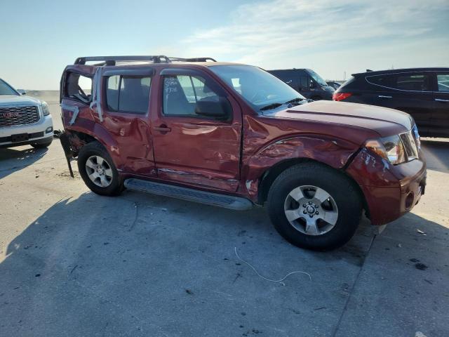 5N1AR18U05C728376 - 2005 NISSAN PATHFINDER LE Կարմիր լուսանկար 4