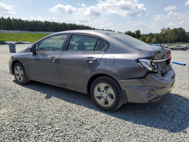 19XFB2F59EE033242 - 2014 HONDA CIVIC LX GRAY photo 2