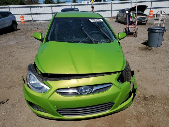 KMHCT5AE4DU073250 - 2013 HYUNDAI ACCENT GLS GREEN photo 5