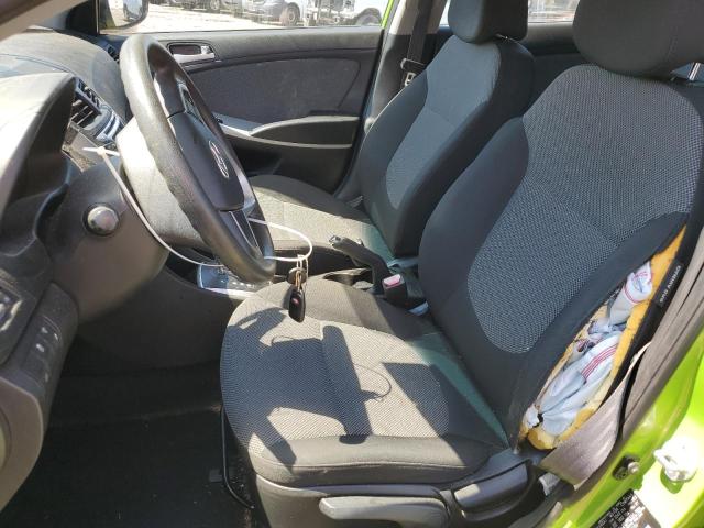KMHCT5AE4DU073250 - 2013 HYUNDAI ACCENT GLS GREEN photo 7
