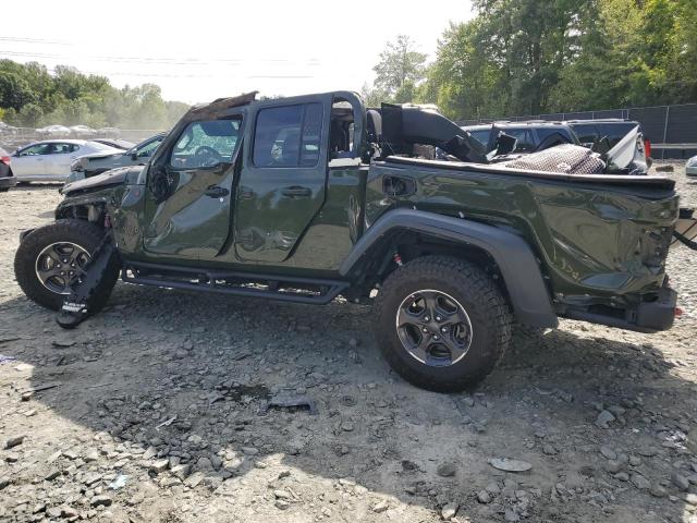 1C6JJTBG4ML622187 - 2021 JEEP GLADIATOR RUBICON GREEN photo 2