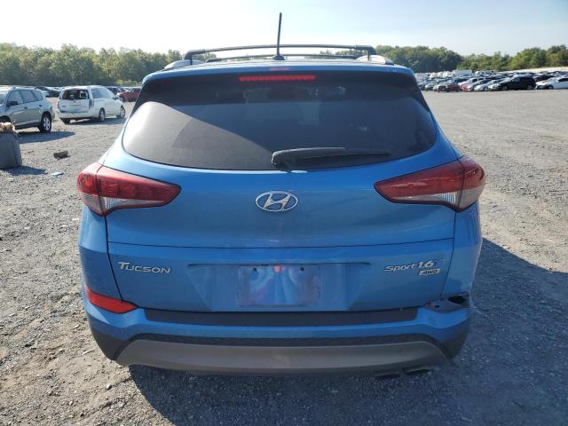 KM8J3CA28GU215749 - 2016 HYUNDAI TUCSON LIMITED BLUE photo 6