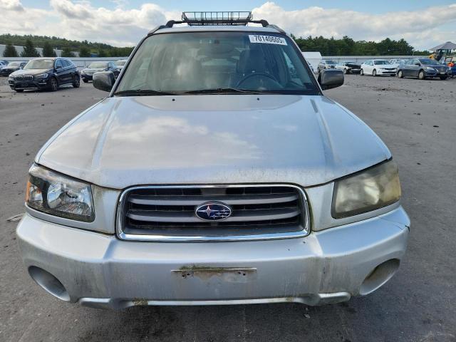 JF1SG65673H771653 - 2003 SUBARU FORESTER 2.5XS ვერცხლისფერი ფოტო 5