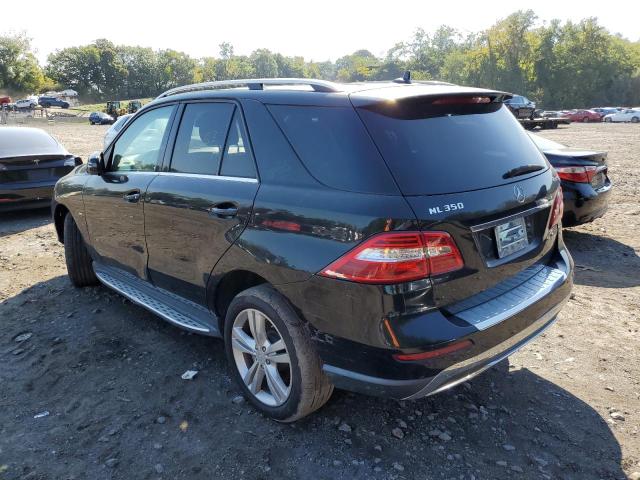4JGDA5HB5CA025861 - 2012 MERCEDES-BENZ ML 350 4MATIC BLACK photo 2