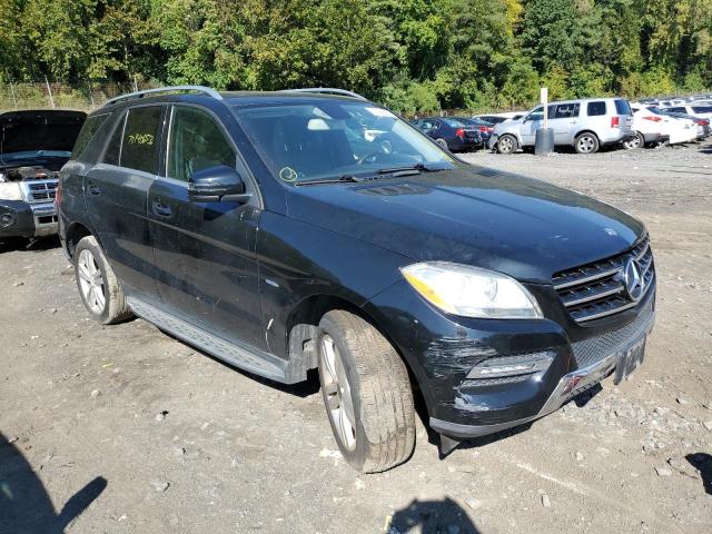 4JGDA5HB5CA025861 - 2012 MERCEDES-BENZ ML 350 4MATIC BLACK photo 4