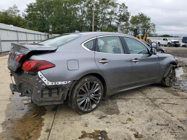 JN1BY1ARXJM220375 - 2018 INFINITI Q70 3.7 LUXE GRAY photo 3