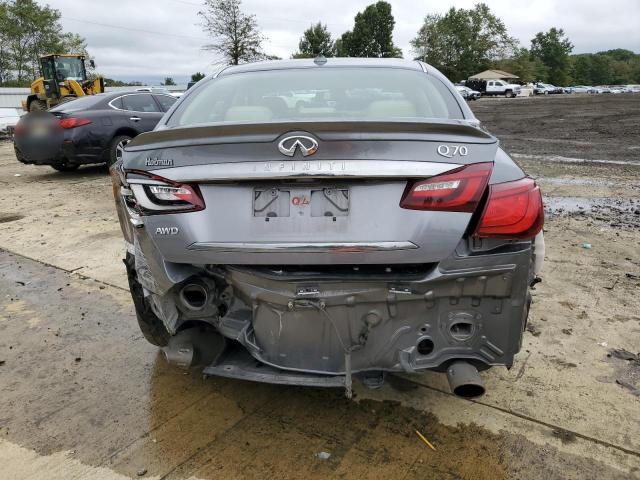 JN1BY1ARXJM220375 - 2018 INFINITI Q70 3.7 LUXE GRAY photo 6