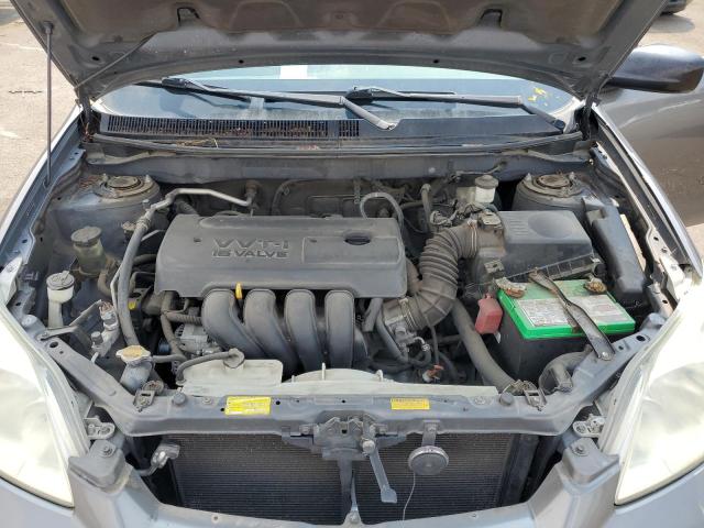 2T1KR32E77C632437 - 2007 TOYOTA COROLLA MA XR GRAY photo 11