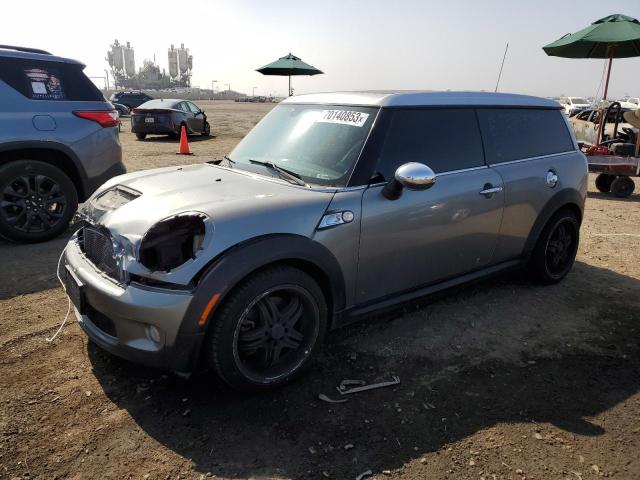 WMWMM33538TP71493 - 2008 MINI COOPER S CLUBMAN GRAY photo 1