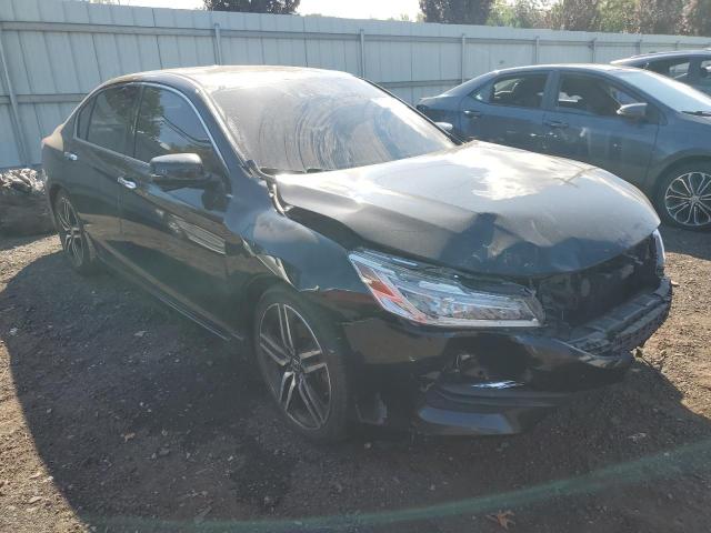 1HGCR3F99HA008003 - 2017 HONDA ACCORD TOURING BLACK photo 4