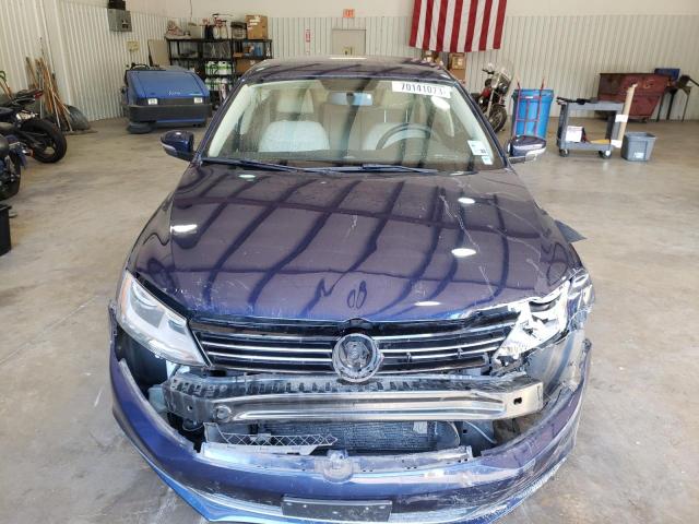 3VWLL7AJ5DM285816 - 2013 VOLKSWAGEN JETTA TDI BLUE photo 5