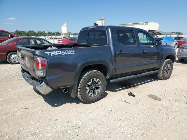 3TMCZ5AN4MM445659 - 2021 TOYOTA TACOMA DOUBLE CAB ნაცრისფერი ფოტო 3