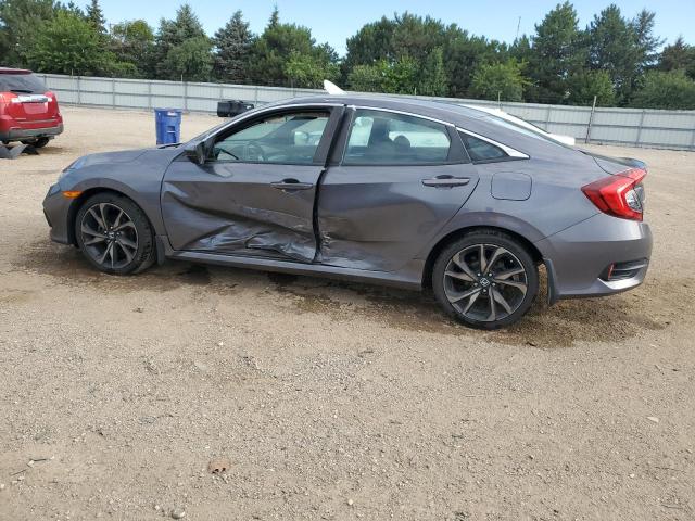 2HGFC2F88KH522918 - 2019 HONDA CIVIC SPORT GRAY photo 2