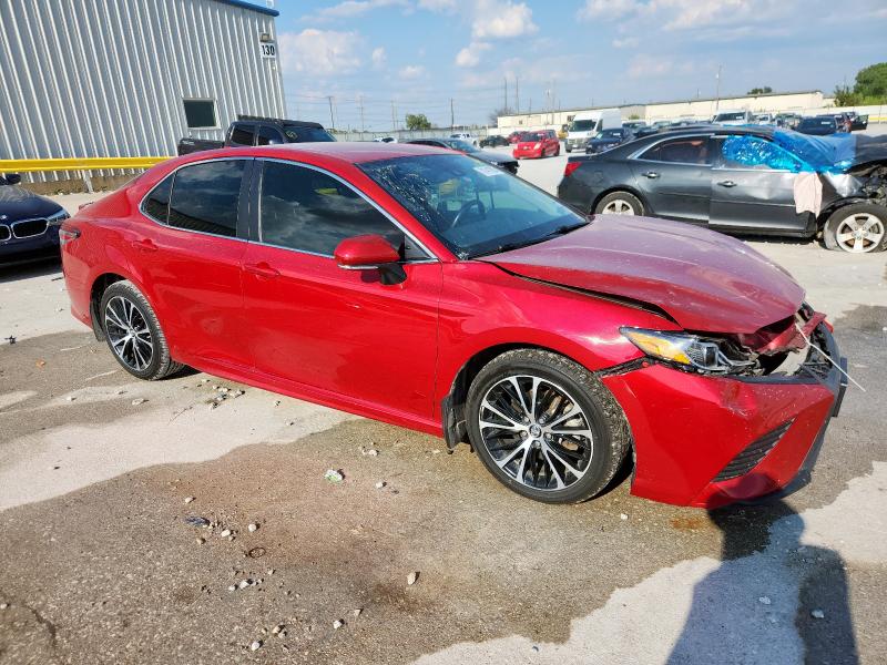 4T1B11HK0KU267907 - 2019 TOYOTA CAMRY L Бордовый фото 4