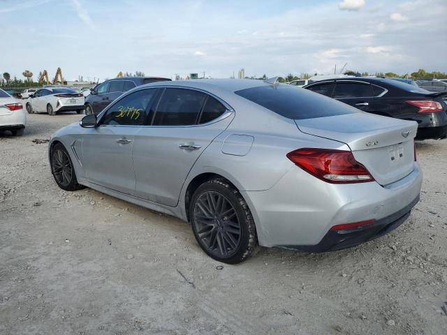 KMTG64LA2KU024788 - 2019 GENESIS G70 ADVANCED SILVER photo 2