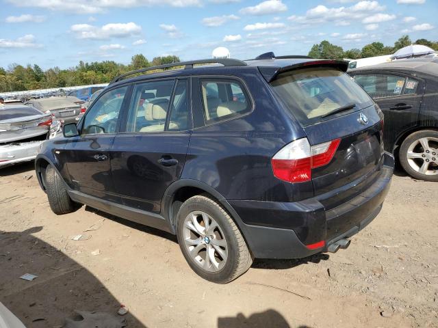 WBXPC93409WJ26350 - 2009 BMW X3 XDRIVE30I BLUE photo 2